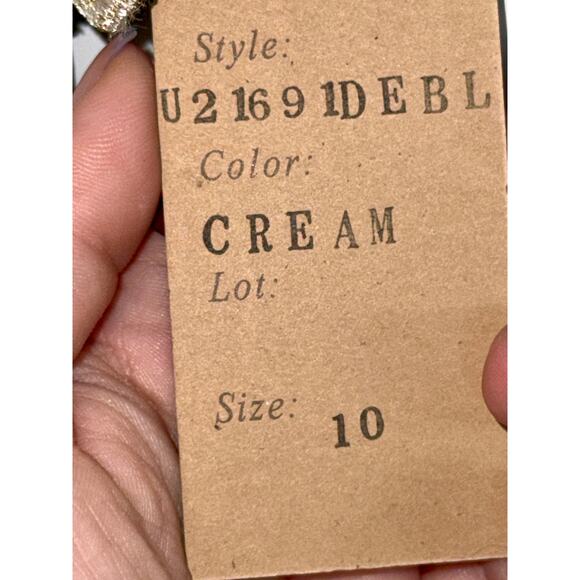 NEW Mandalay Cream Embellished Maxi Long Evening Gown Formal Dress Women Size 10 - Picture 16 of 16